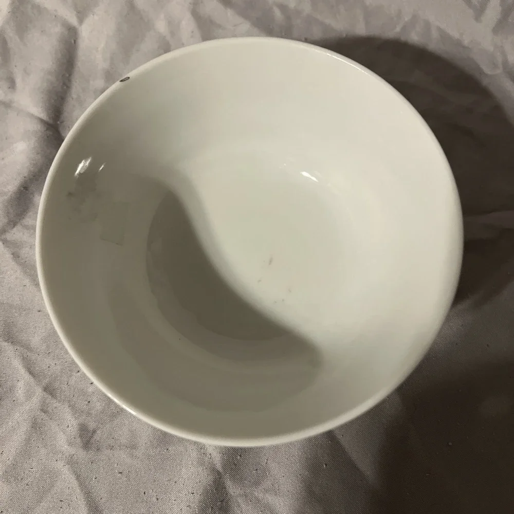 Vintage Antique 19th Century Chinese Rice Bowl - Porcelain, Fisherman